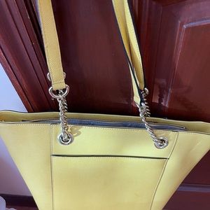 Beautiful yellow Calvin Klein tote bag